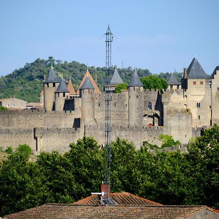 Mon Toit Carcassonnais •Hypercentre •Terrasse •Vue Lägenhet Carcassonne Exteriör bild